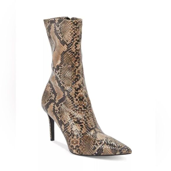 Stella McCartney Stella Iconic Pointed Toe High Heel Booties, New, Size 35.5 - Picture 3 of 13